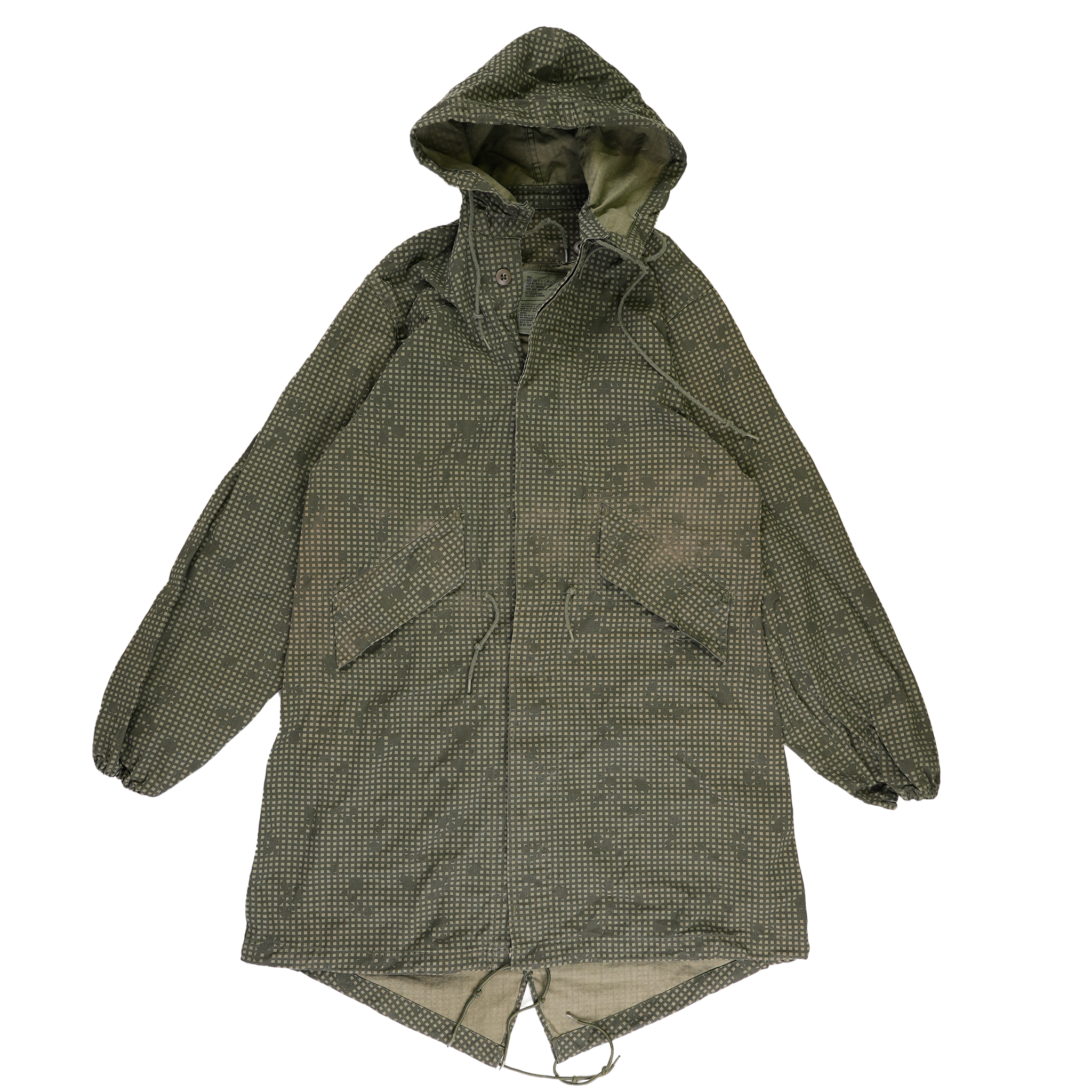 Issued US Desert Night Camo Fishtail Parka