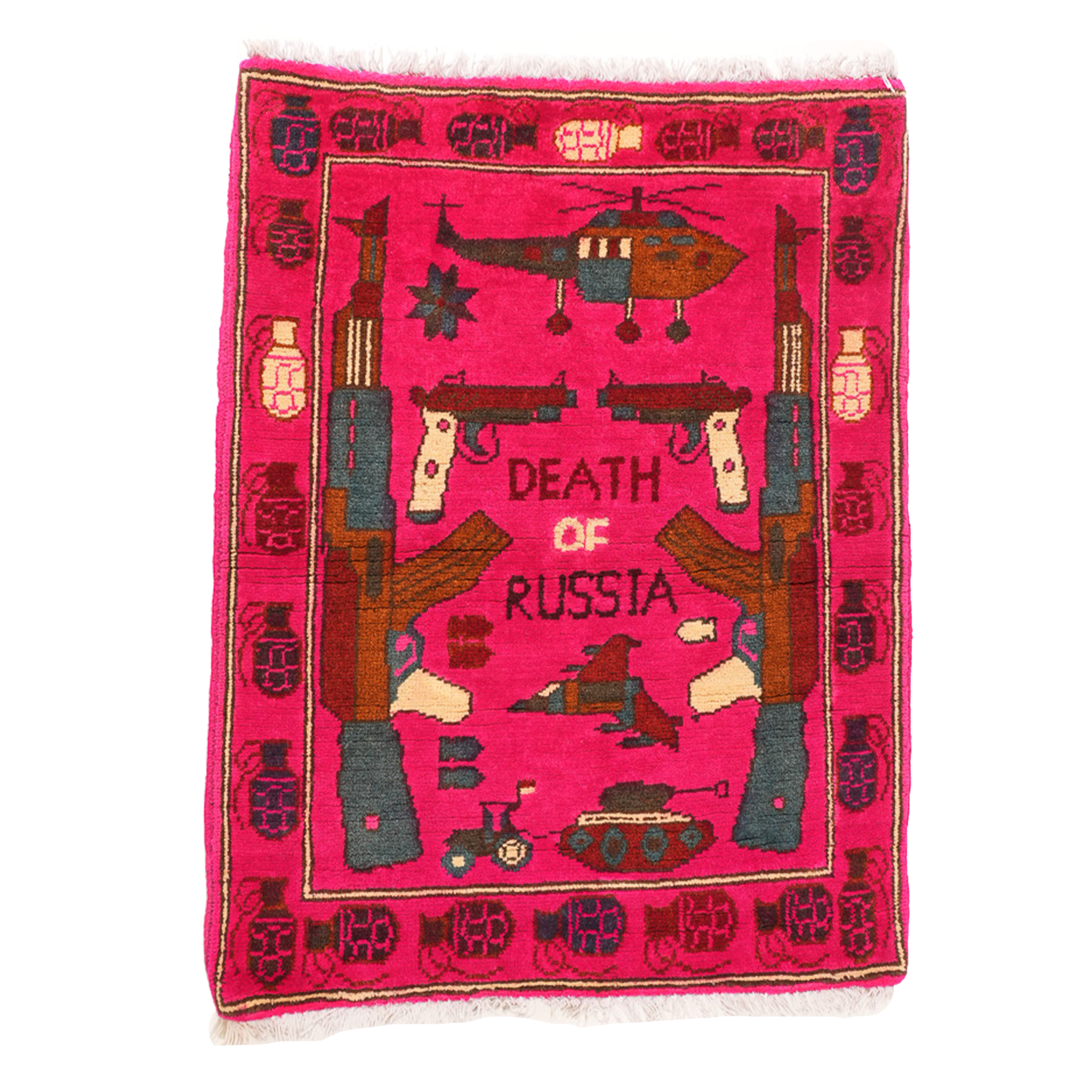 "Death of Russia" Afghan War Rug