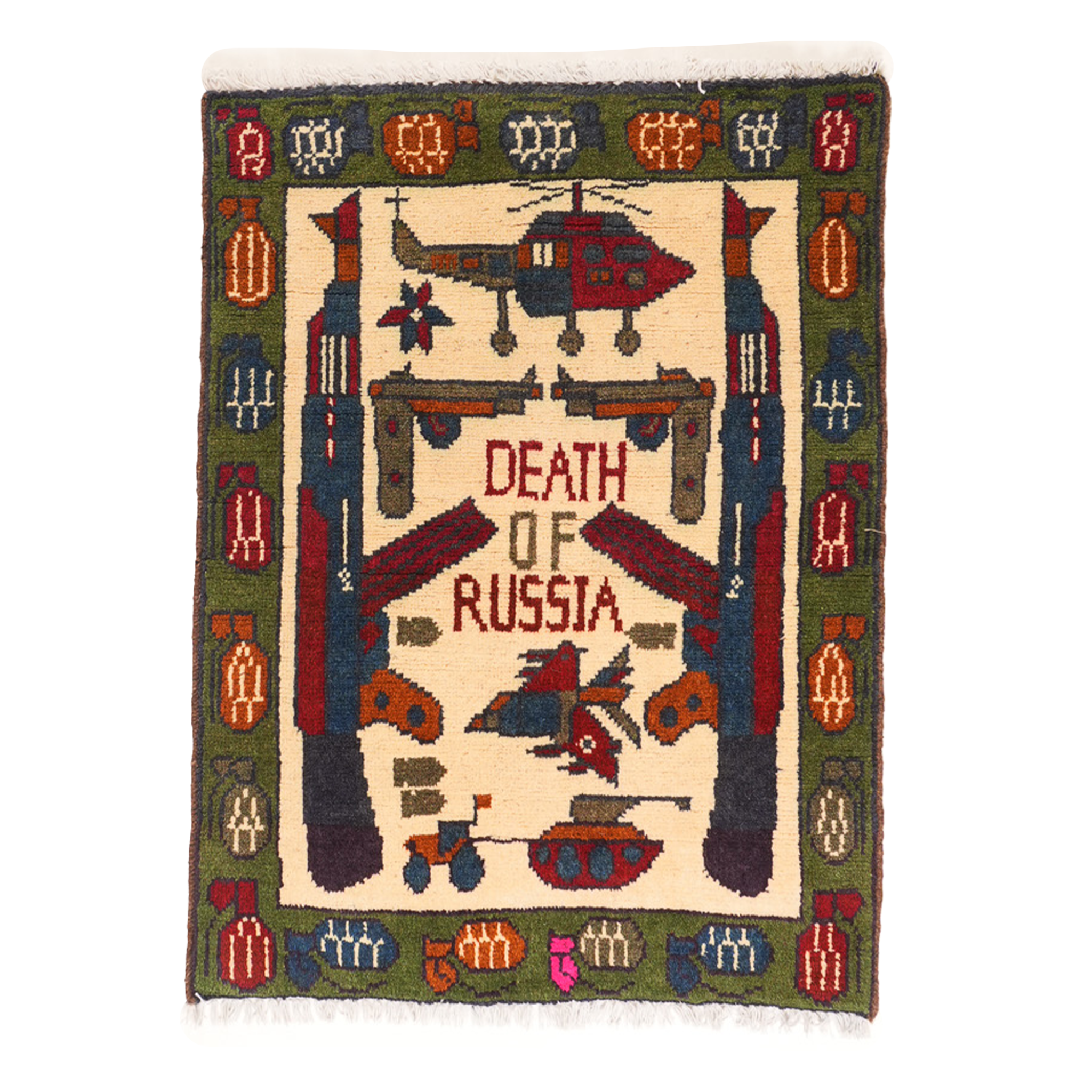"Death of Russia" Afghan War Rug