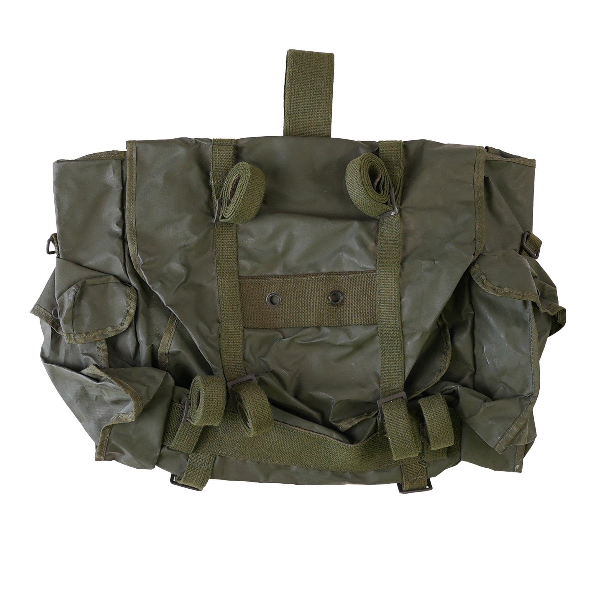 Issued Belgian OD Small Vinyl Rucksack