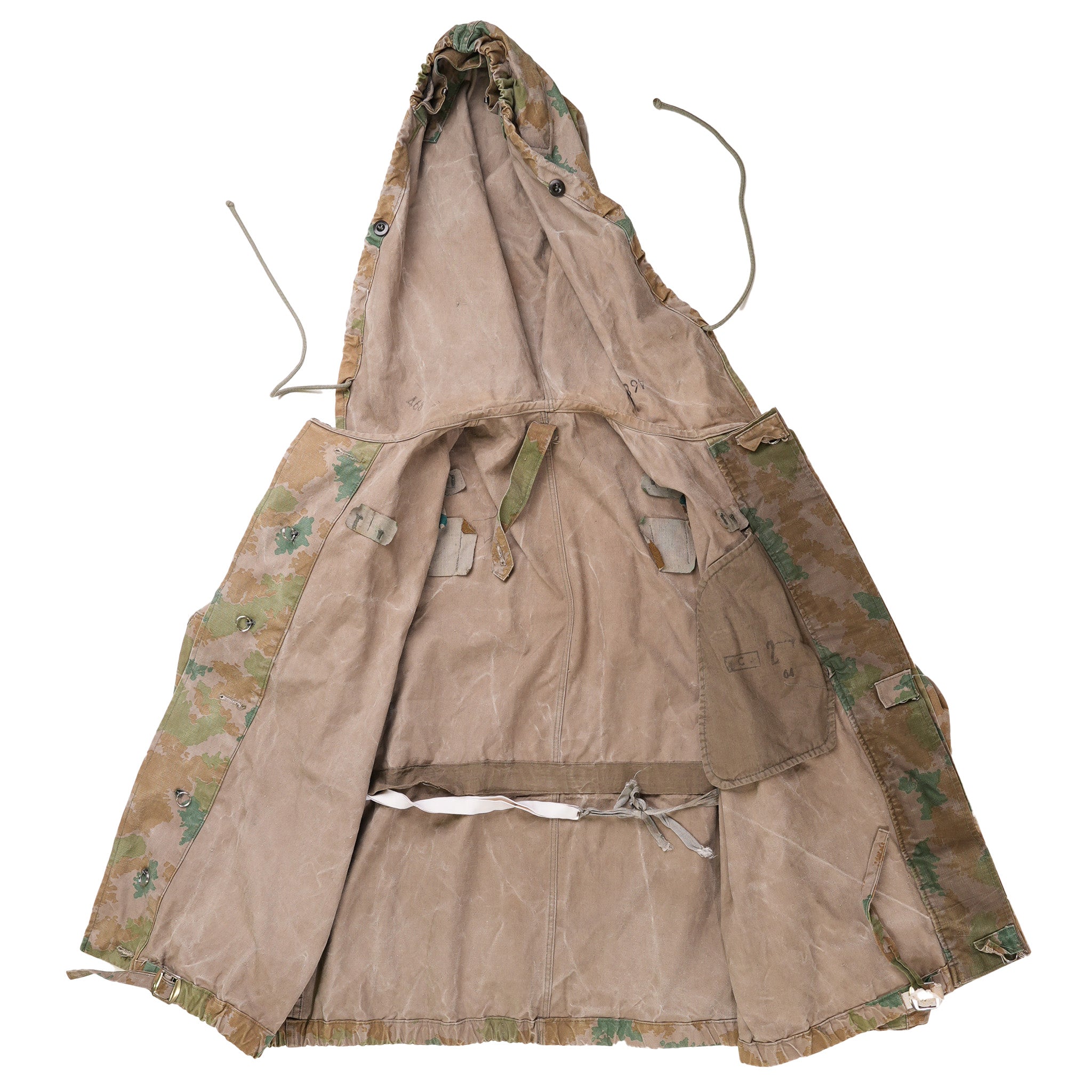 Vintage 1964-Dated East German Blumentarn Smock