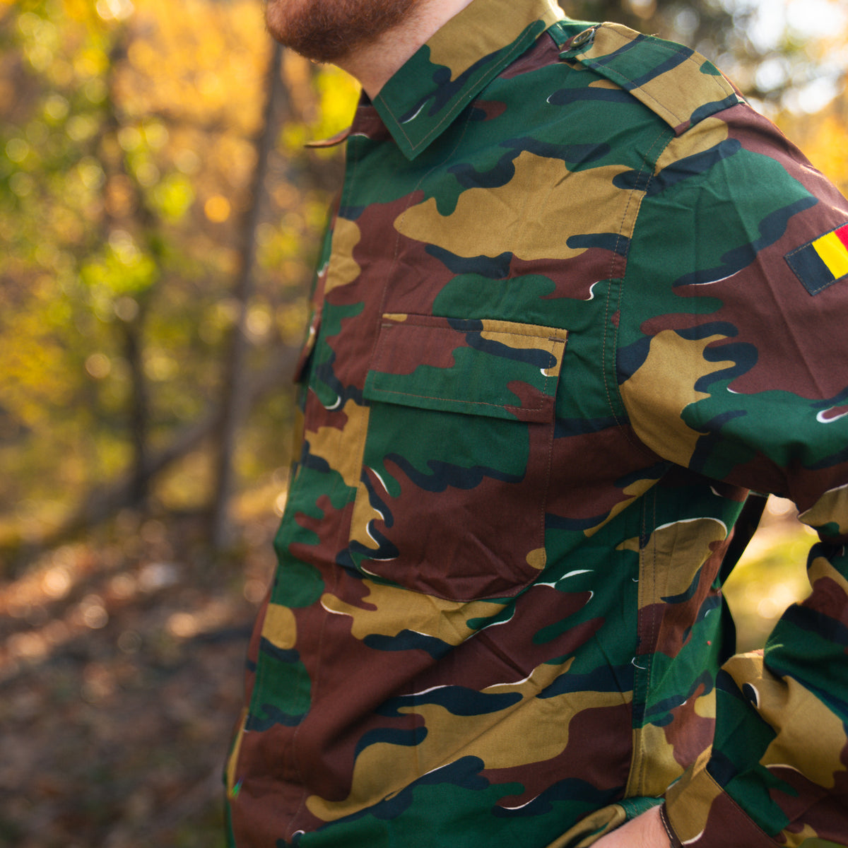 Unissued Belgian Jigsaw Para Shirt