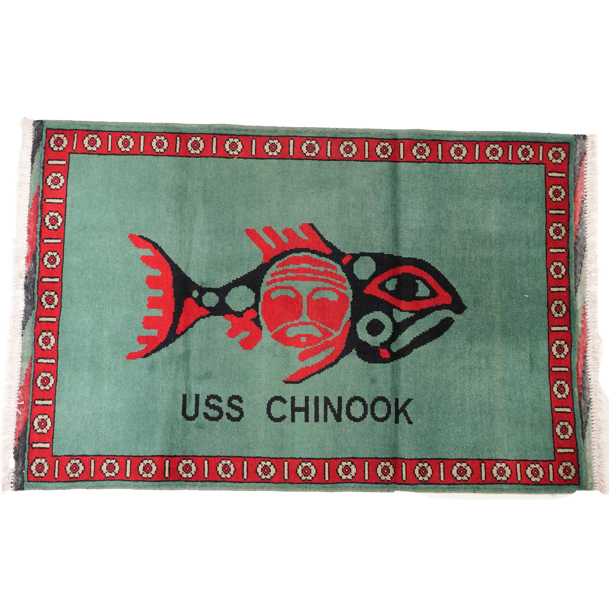 USS Chinook Afghan Rug