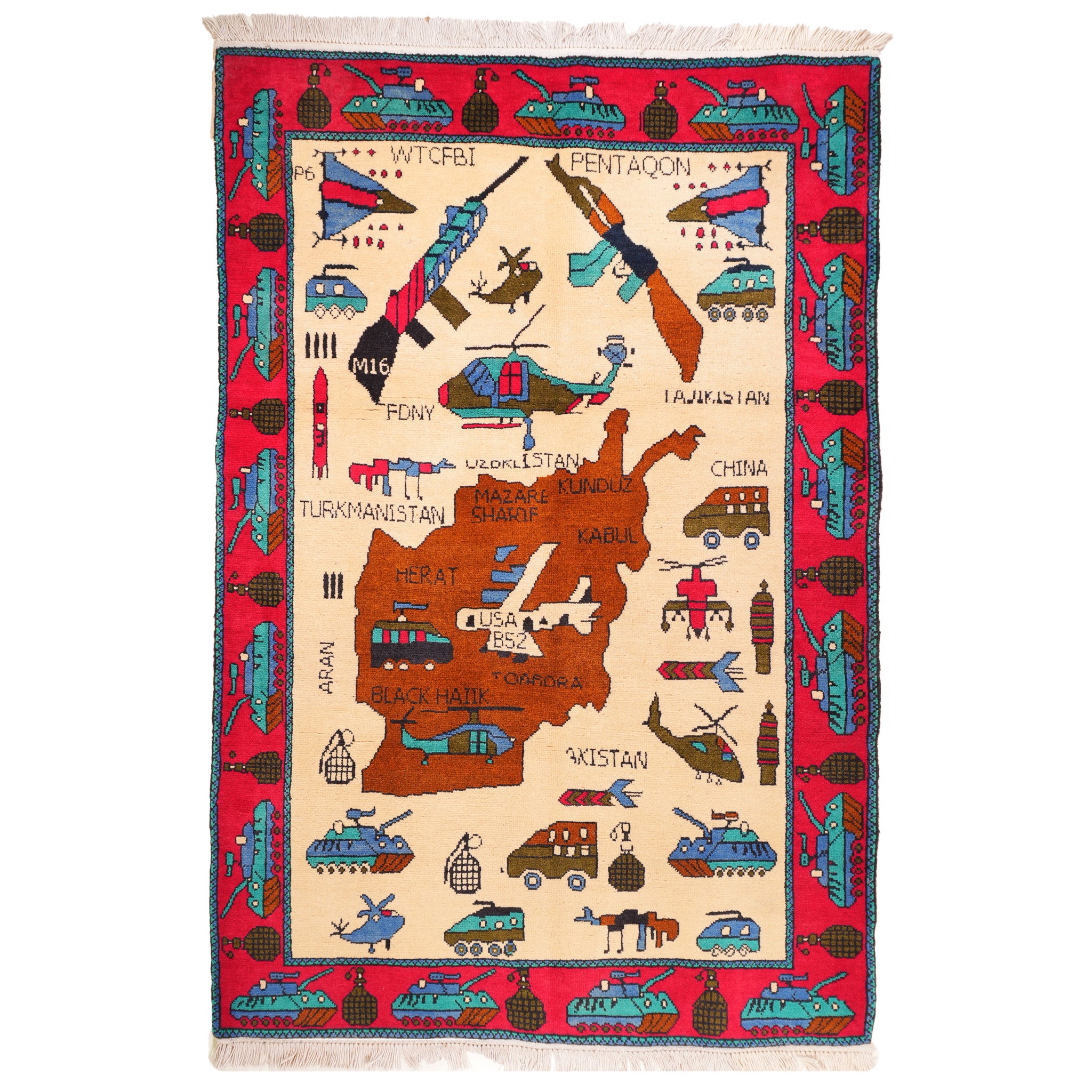 Limited Edition Afghan War Rugs