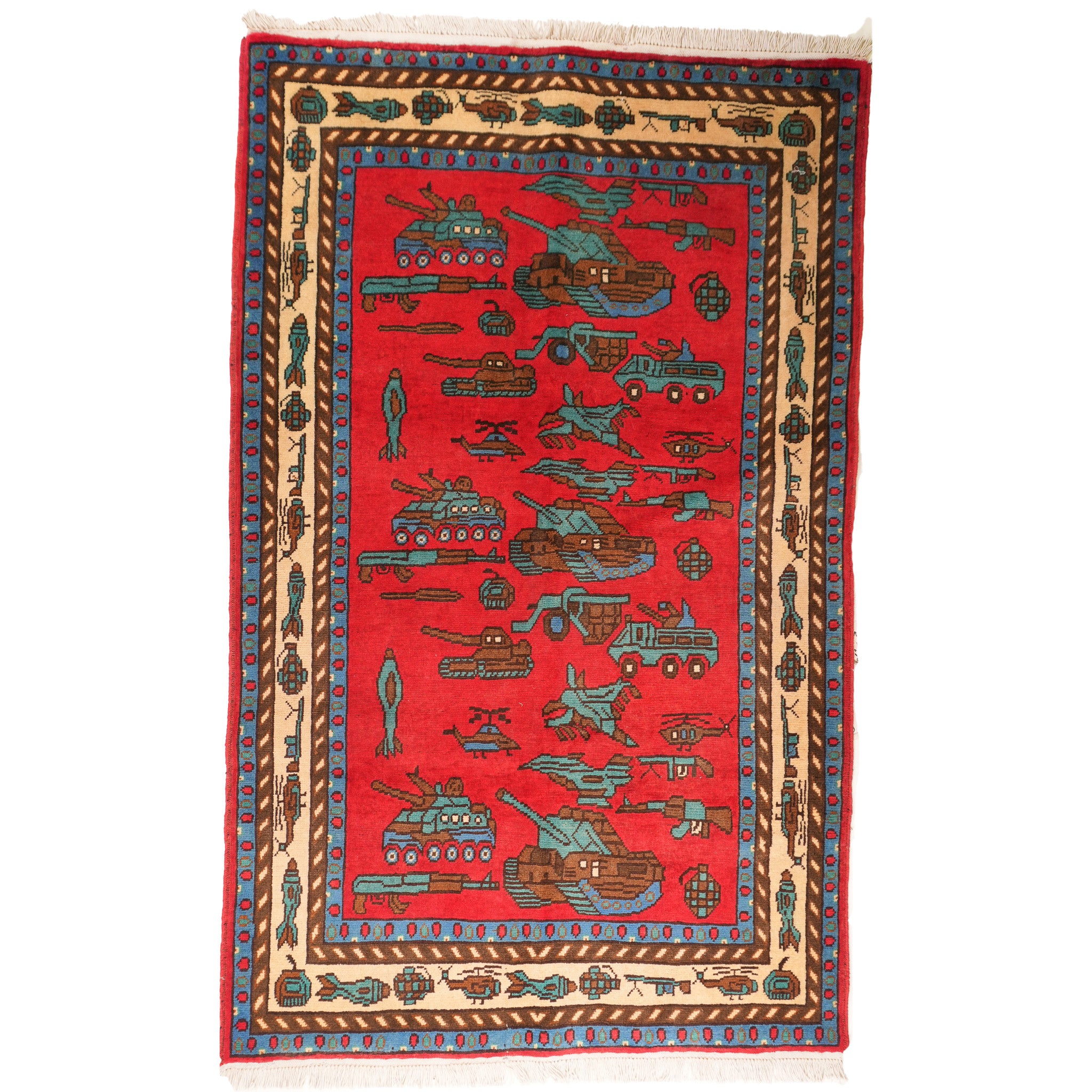 "Motor Pool" Afghan Rugs