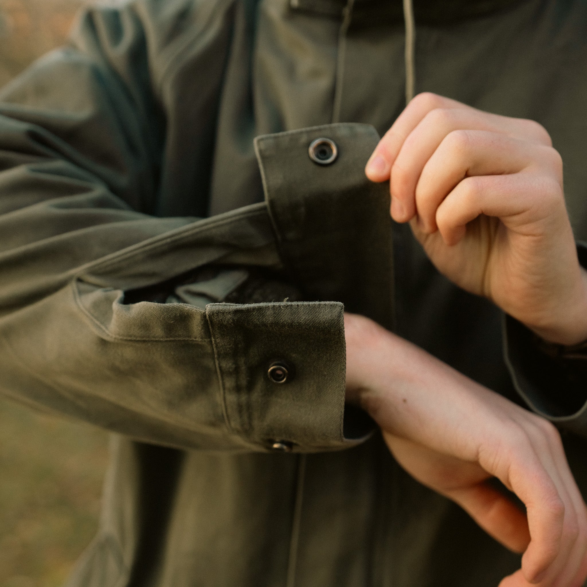 Issued French OD F2 Parka w/Liner