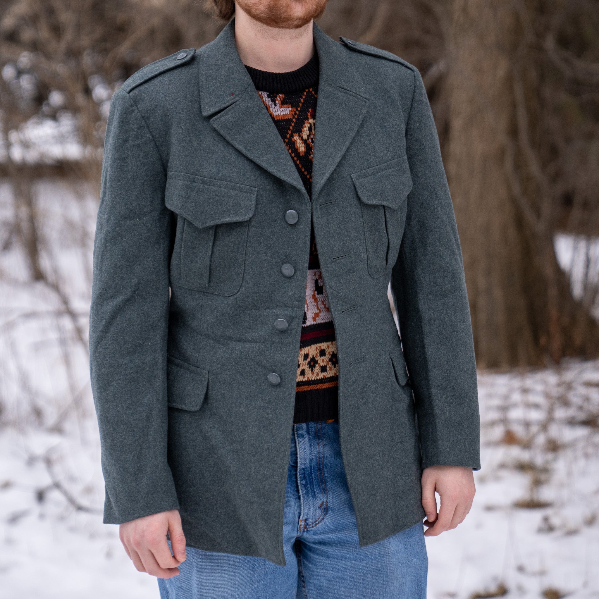 Issued Swiss Wool Jacket