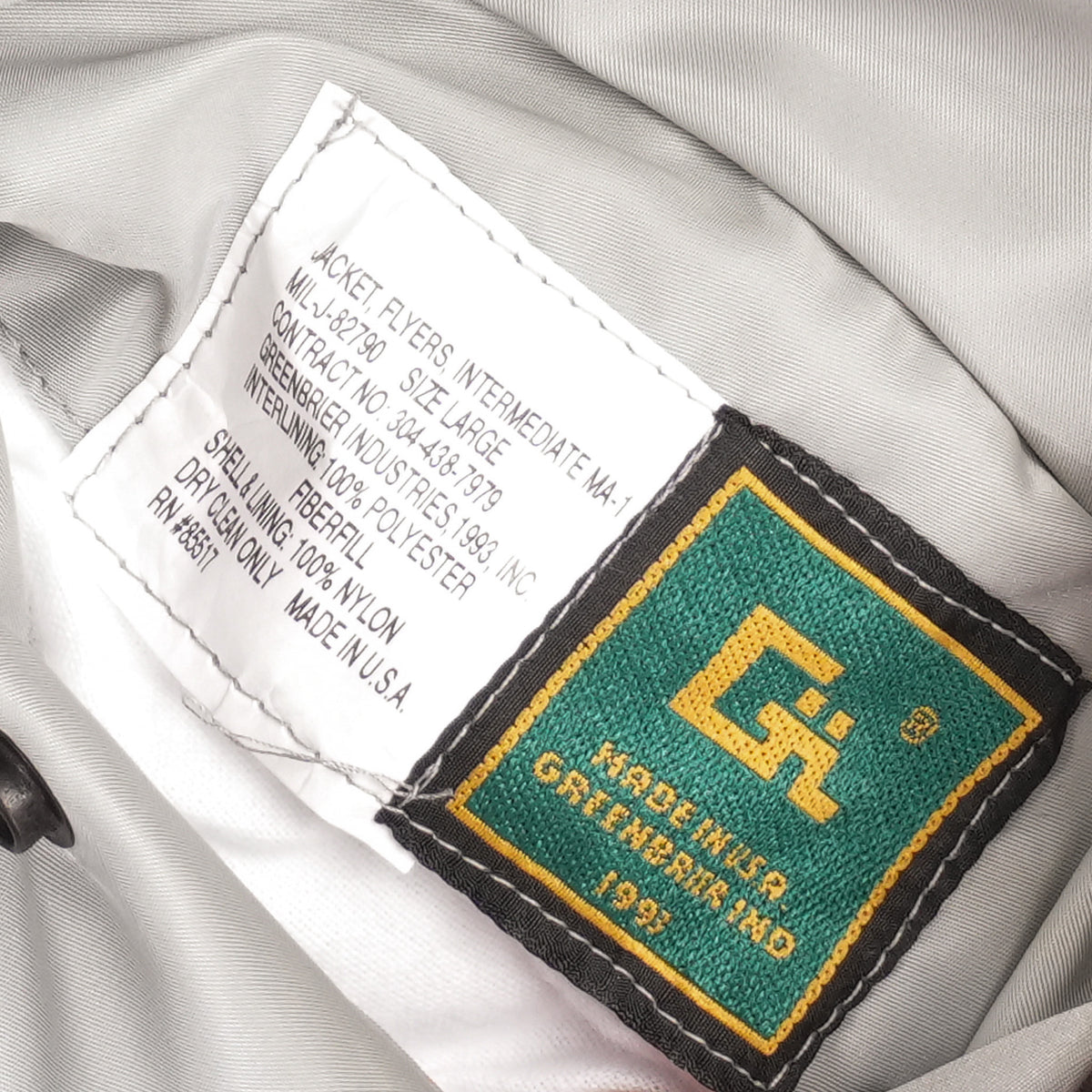 Deadstock 1990s MA-1 Bomber Jackets