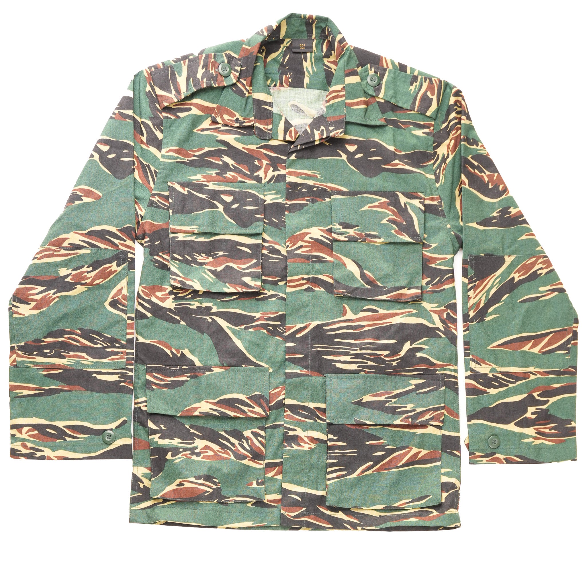 Issued Guyanese Tiger Stripe Field Shirt