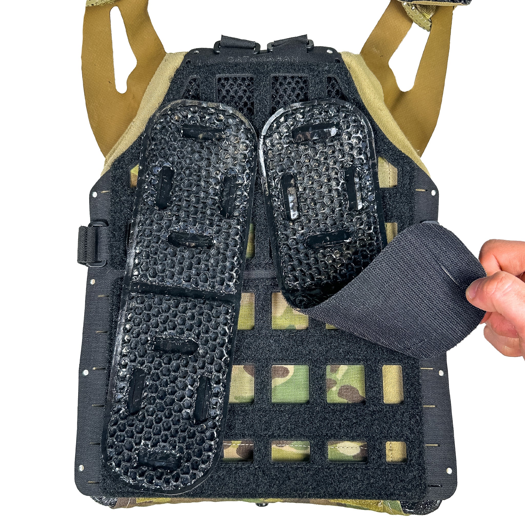 Universal Plate Carrier Ventilation Upgrade Kit - (FITS ANY PLATE CARRIER/BODY ARMOR, including USMC PC Gen III, US ARMY MSV, Crye JPC, CPC, SPC, FCPC v5, etc.)