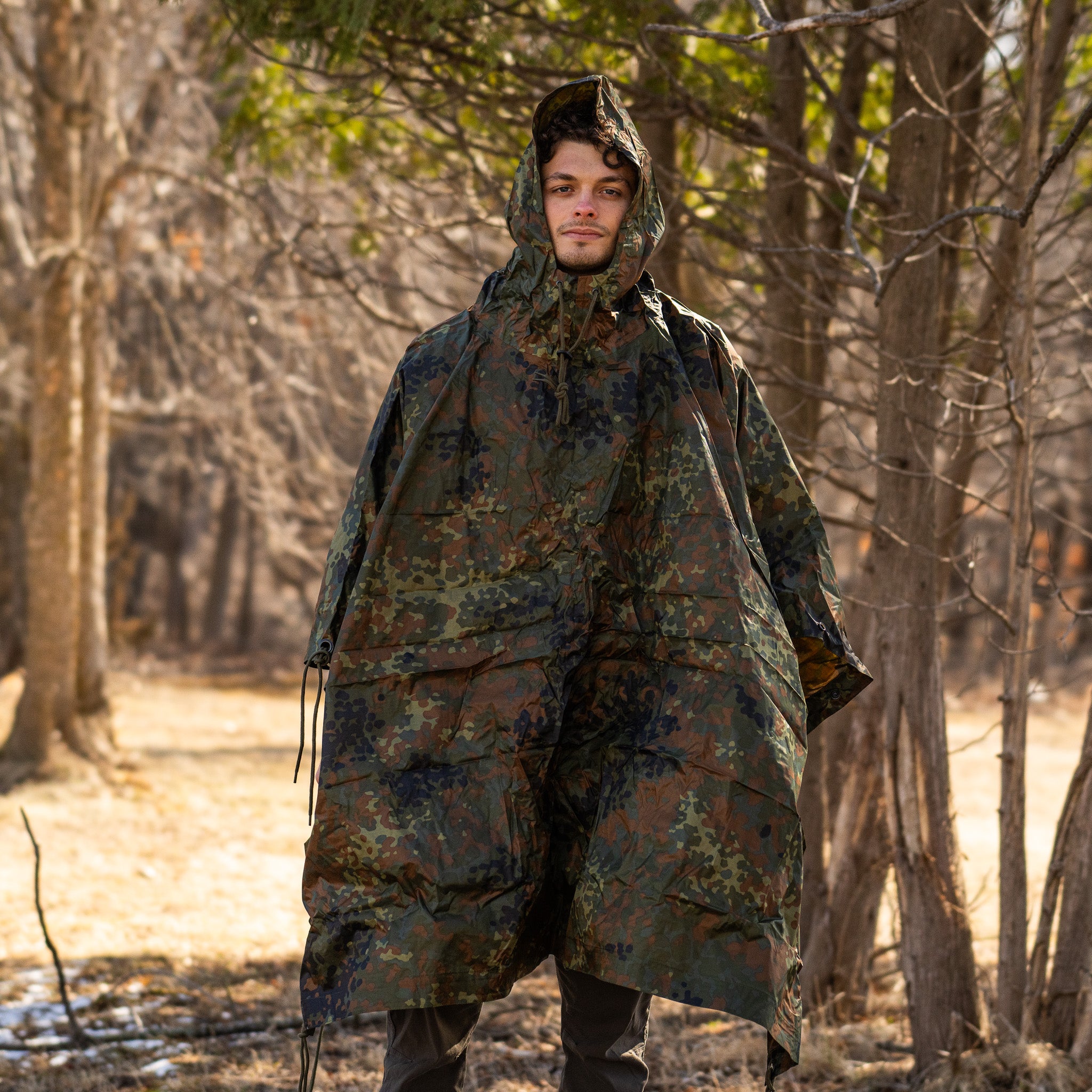 Mil-Tec Flecktarn Rain Poncho