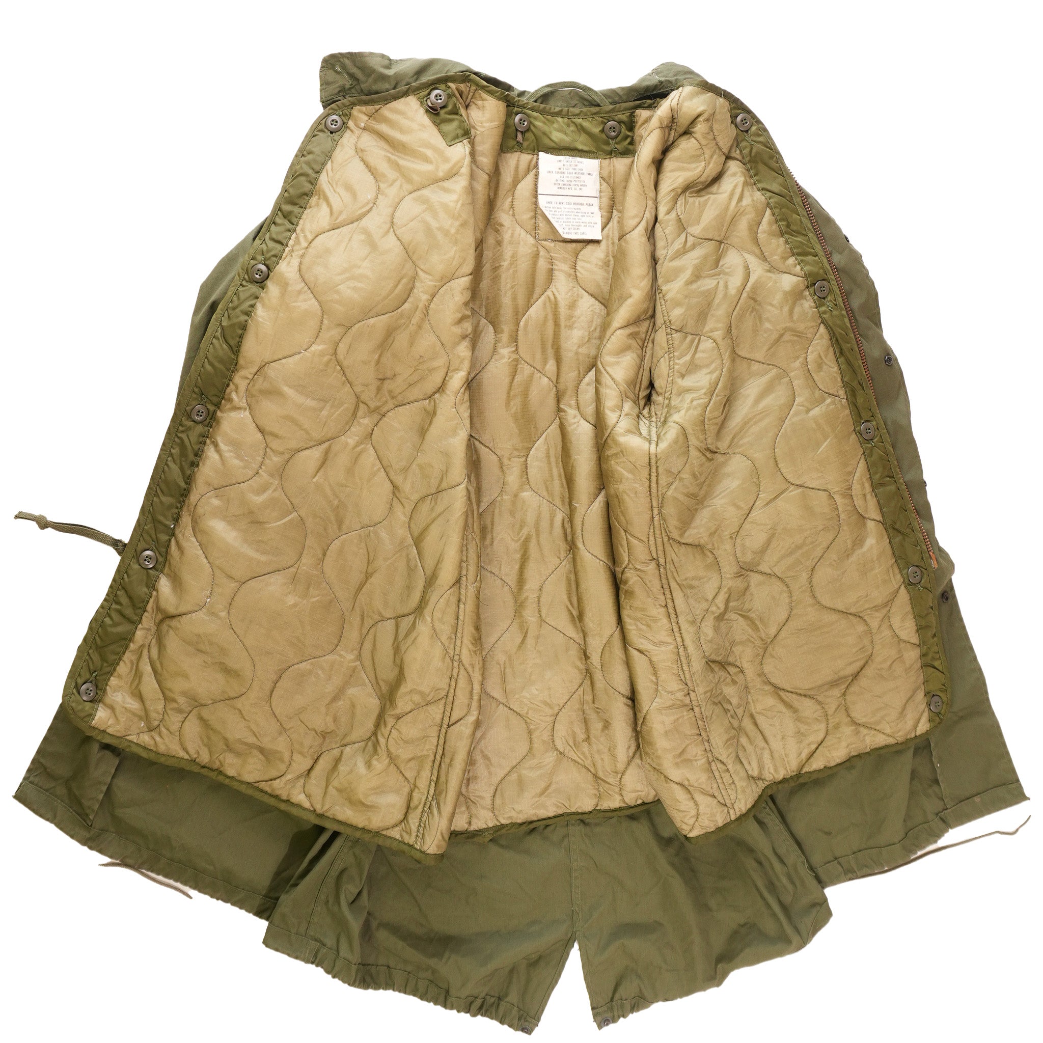Issued USGI M65 Extreme Cold Weather Fishtail Parka