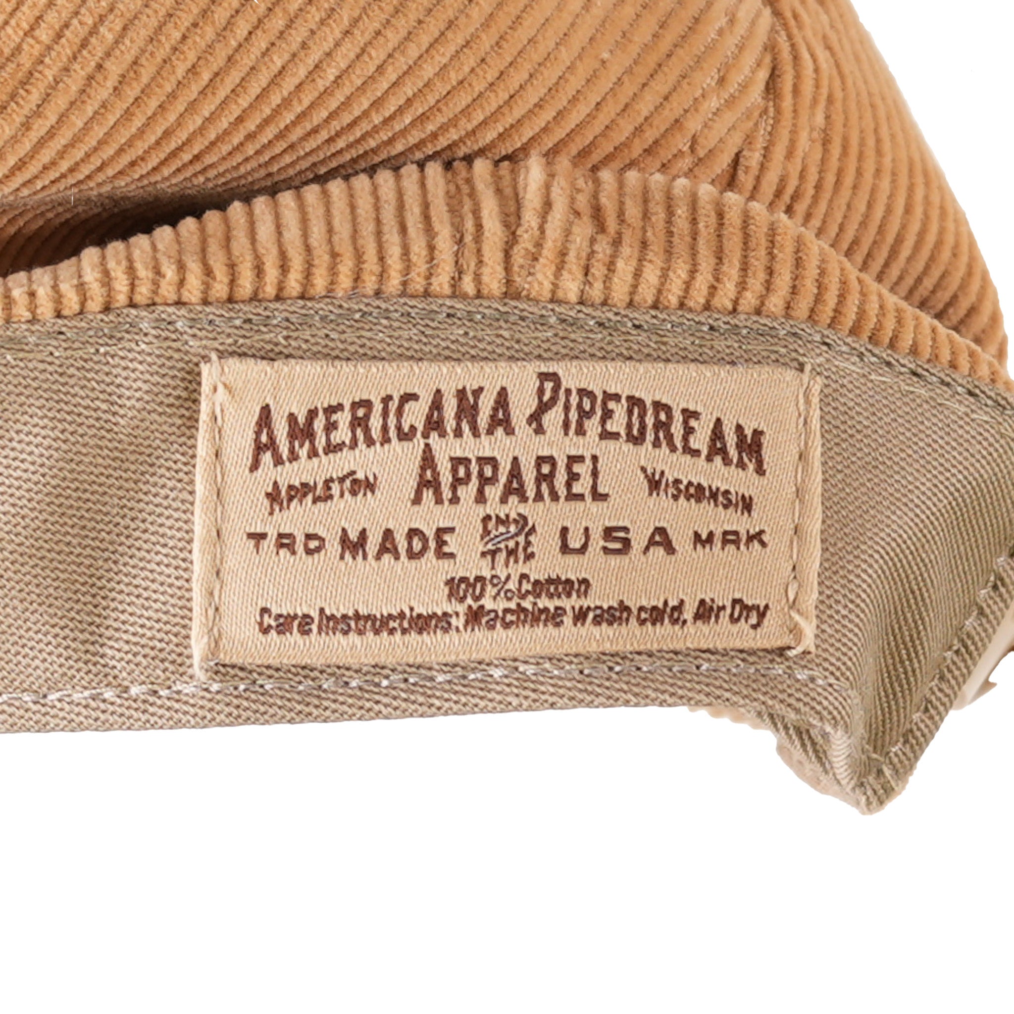 AP Corduroy Snapback Hat