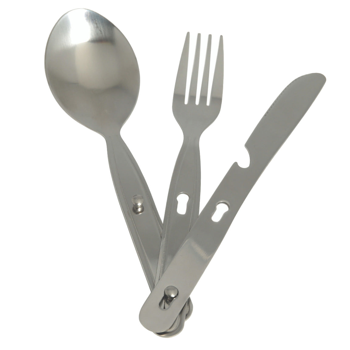 Mil-Tec 3 Piece Stainless Steel Utensil Set