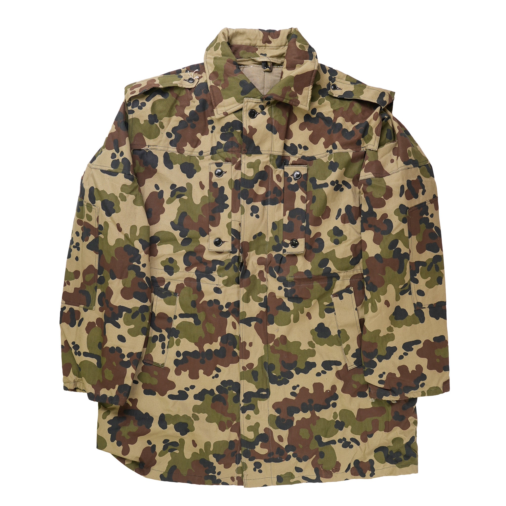 Issued Romanian M1994 Fleck Camouflage Parka w/Liner