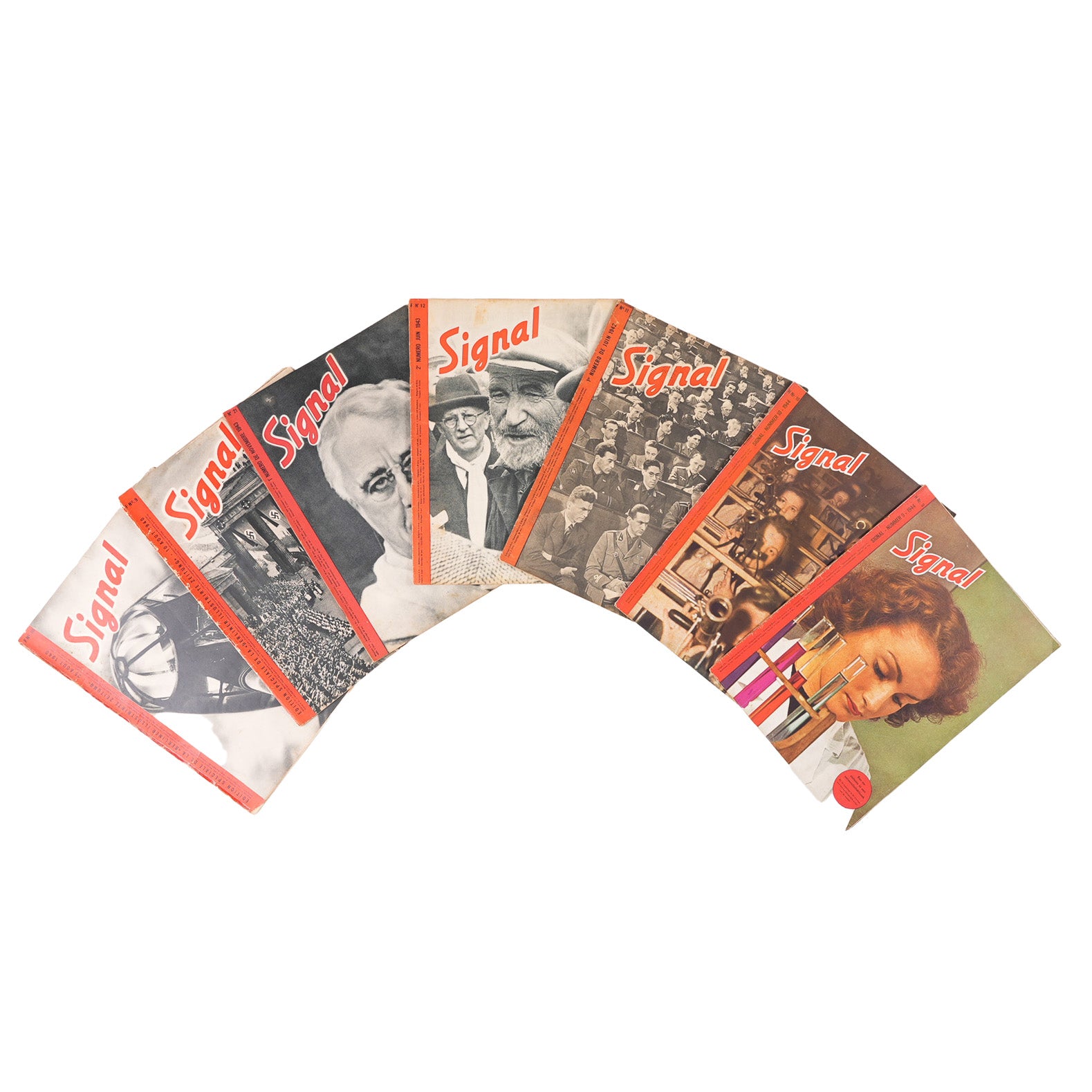 French Circulated Signal Magazines (40, 41, 42, and 43)