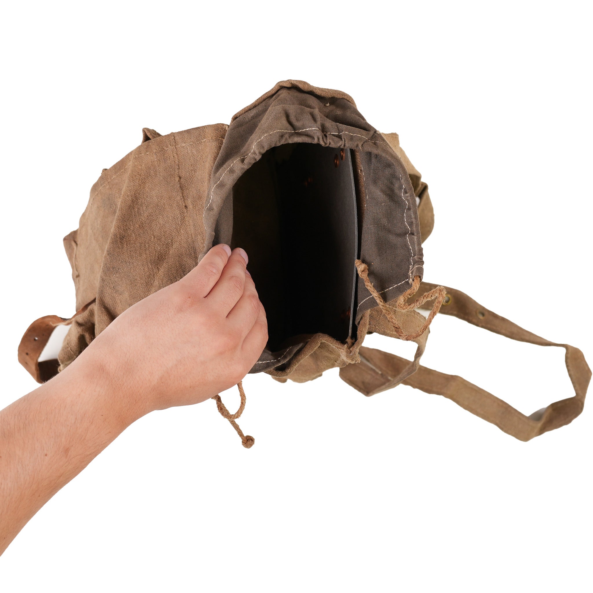 Issued Swedish Canvas Grenade Satchel