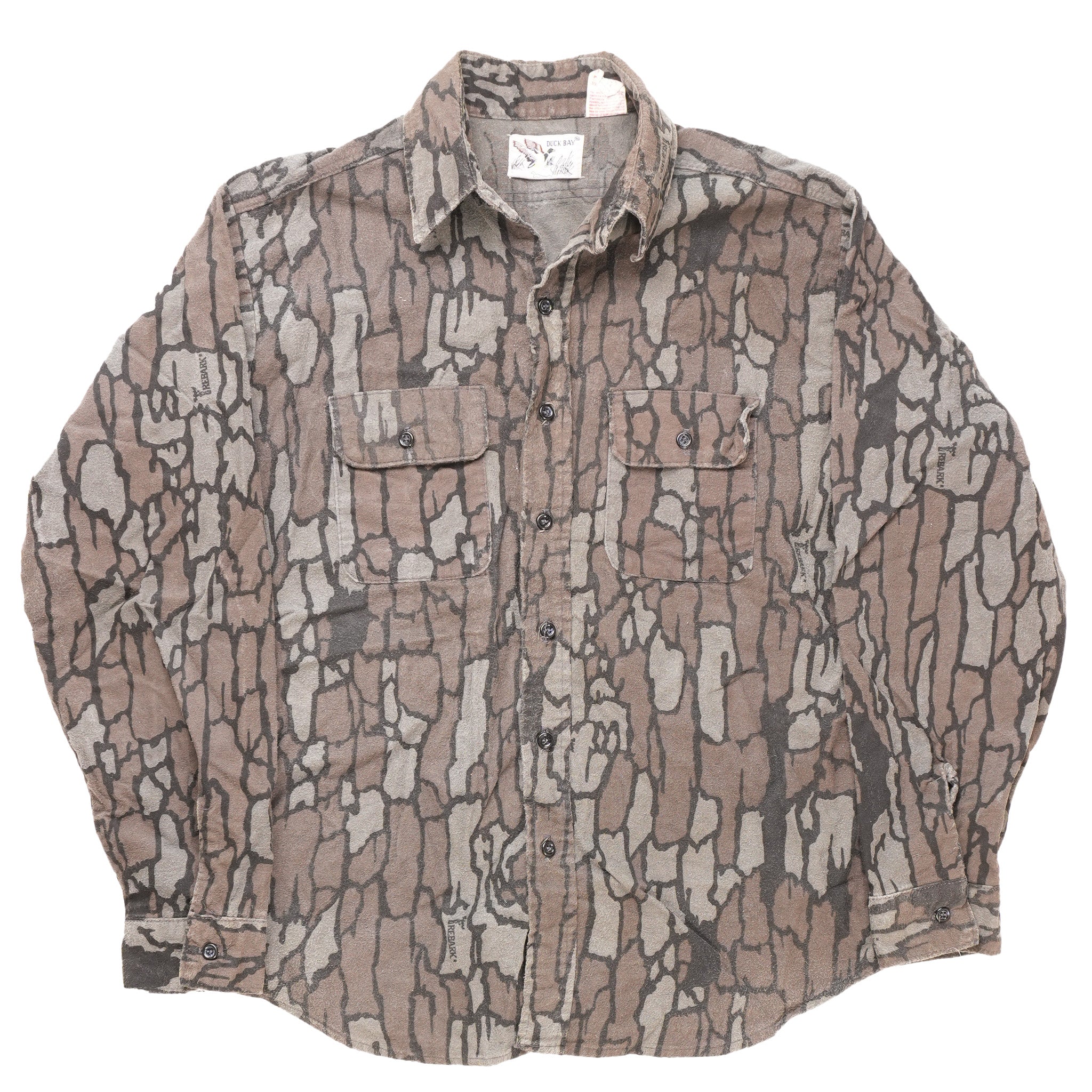 Issued Hunting Camo Chamois Shirt