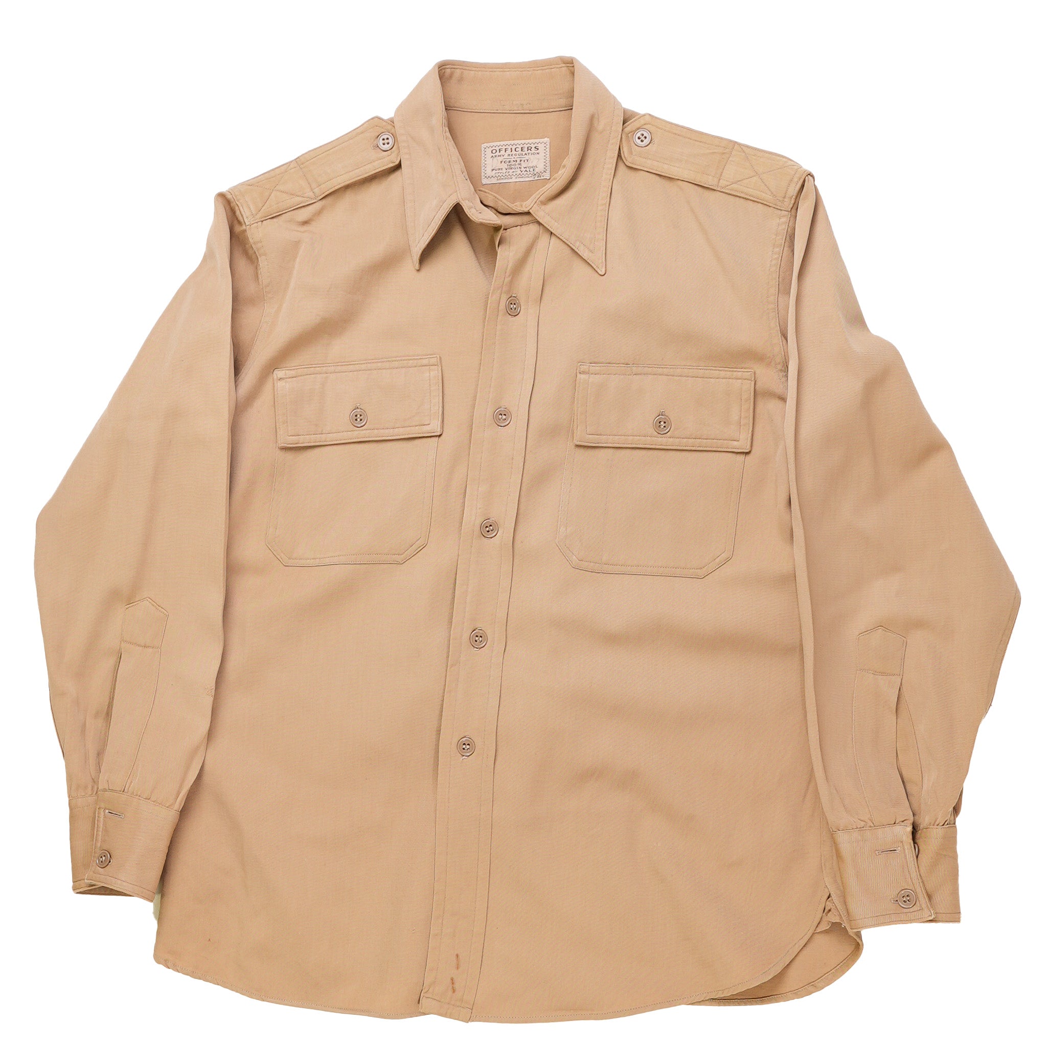 Grade 2 USGI WWII Tropical Wool Officer’s Shirt