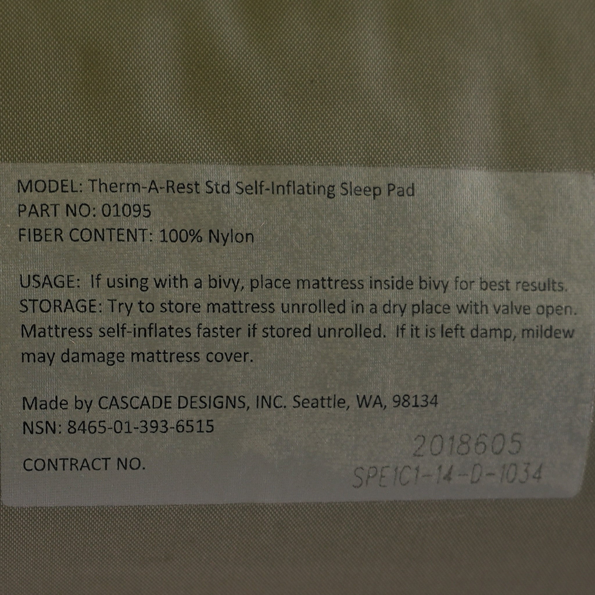 Issued USGI Sleeping Mat