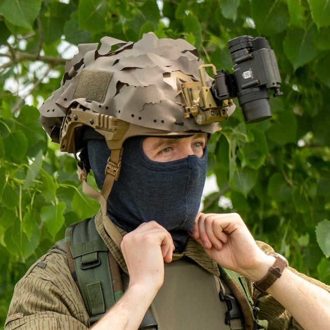 Blue/Grey Belgian Balaclava