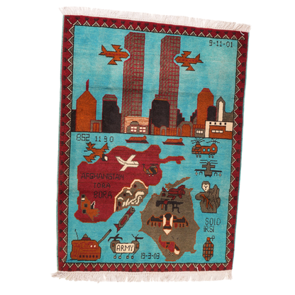 9/11 Tora Bora Invasion Afghan Rug