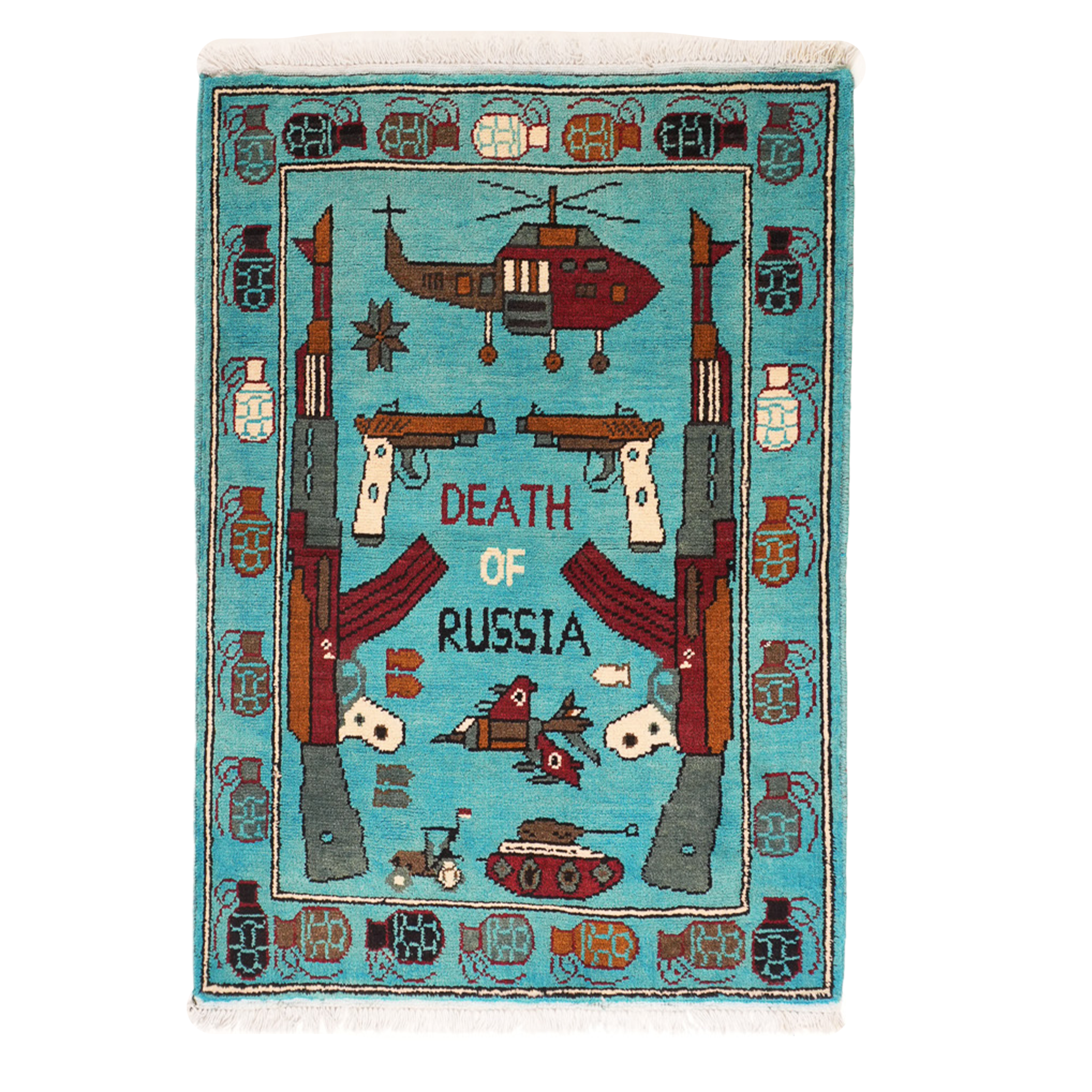 "Death of Russia" Afghan War Rug
