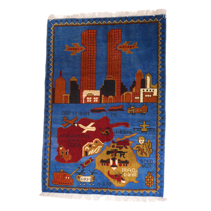 9/11 Tora Bora Invasion Afghan Rug