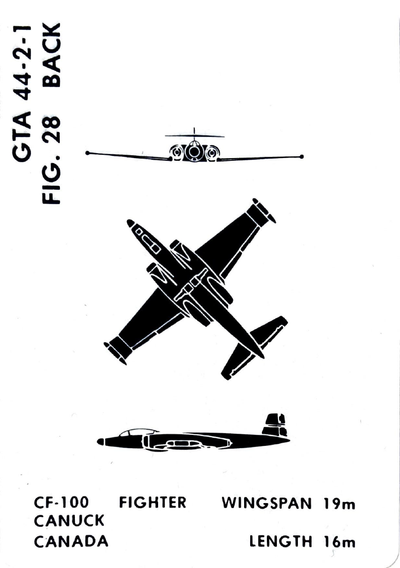Vintage Aircraft Recognition Card Deck