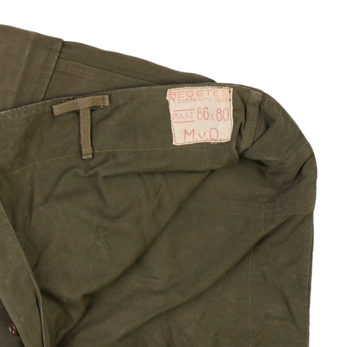 Grade 2 Vintage Dutch Canvas Fatigue Pants