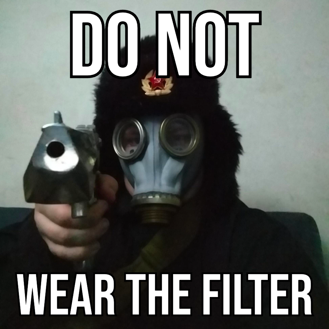 Issued Soviet GP-5 Gas Mask Kit (Display Use Only)