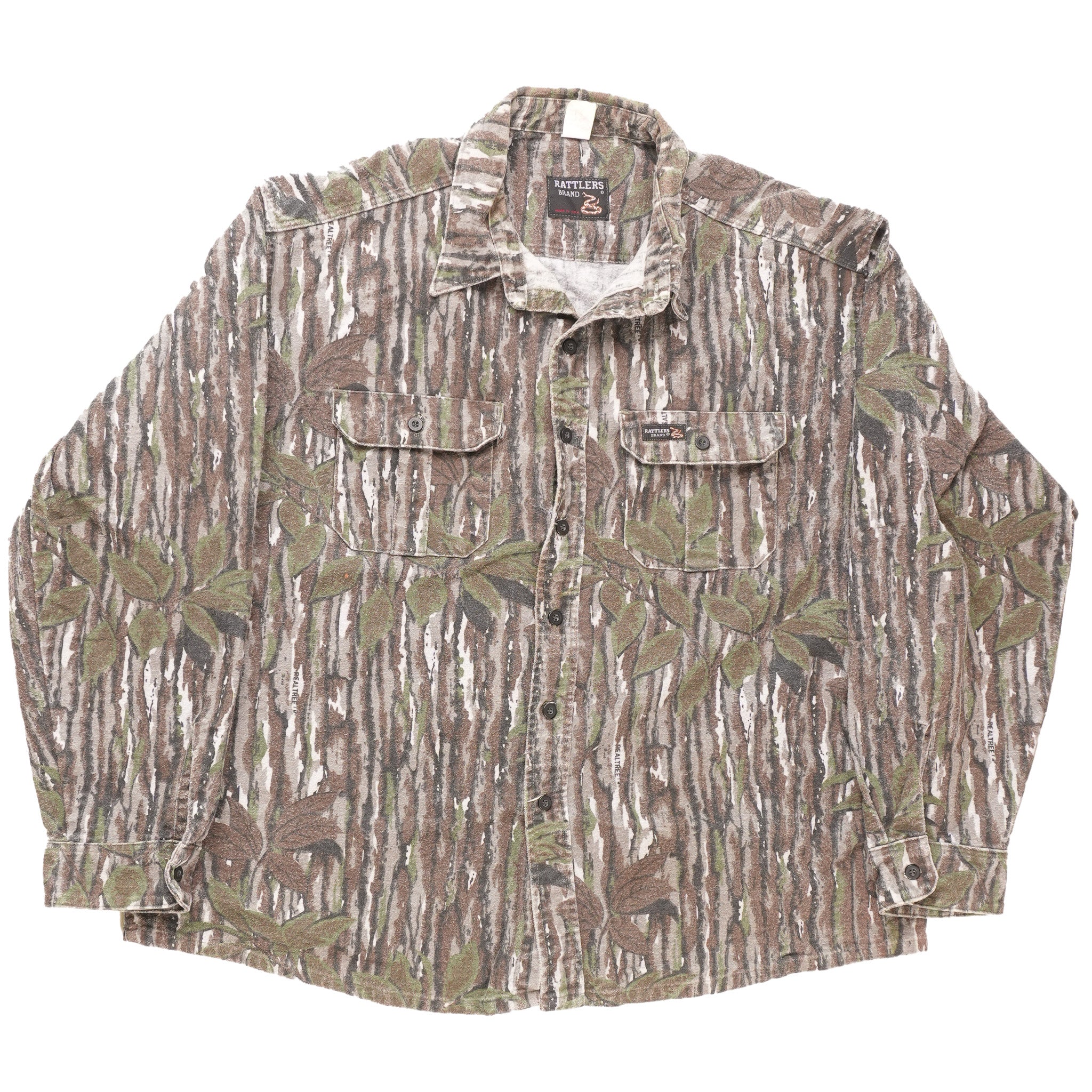 Issued Hunting Camo Chamois Shirt
