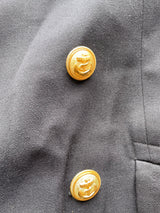 German Naval Overcoat Poly Blend