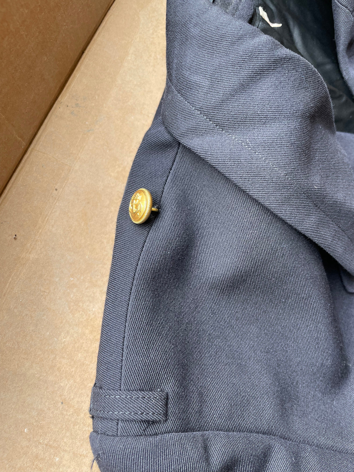 German Naval Overcoat Poly Blend
