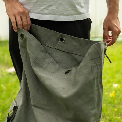 Greek Cotton Duffle Bag
