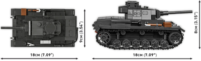 COBI Panzer III Ausf. J Tank : Set #2289