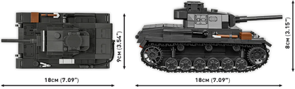 COBI Panzer III Ausf. J Tank : Set #2289