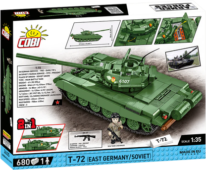COBI T-72 (East Germany/Soviet) Tank : Set #2625