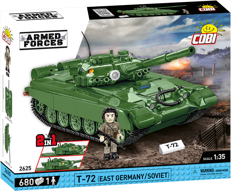 COBI T-72 (East Germany/Soviet) Tank : Set #2625