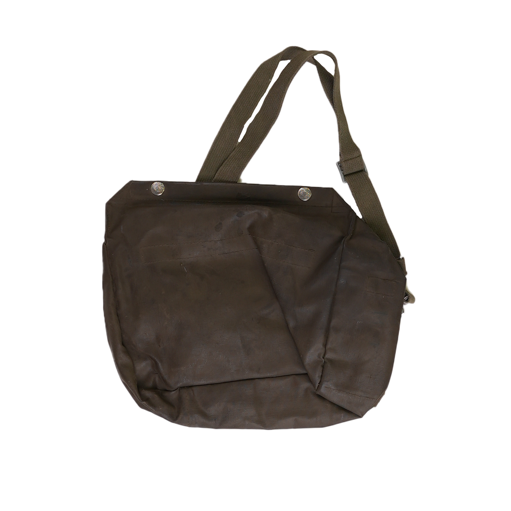 Issued Swiss OD Gas Mask Bag