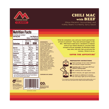 Classic Chili Mac with Beef