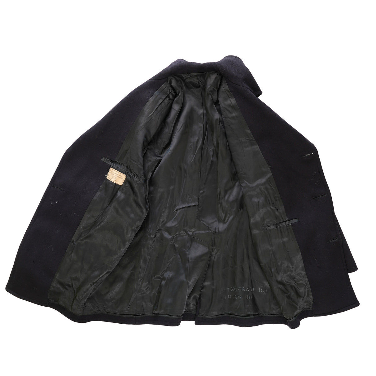 Issued Vintage US Navy Blue Peacoat