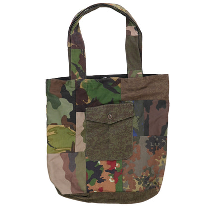 Handmade Patchwork Camo Tote Bag