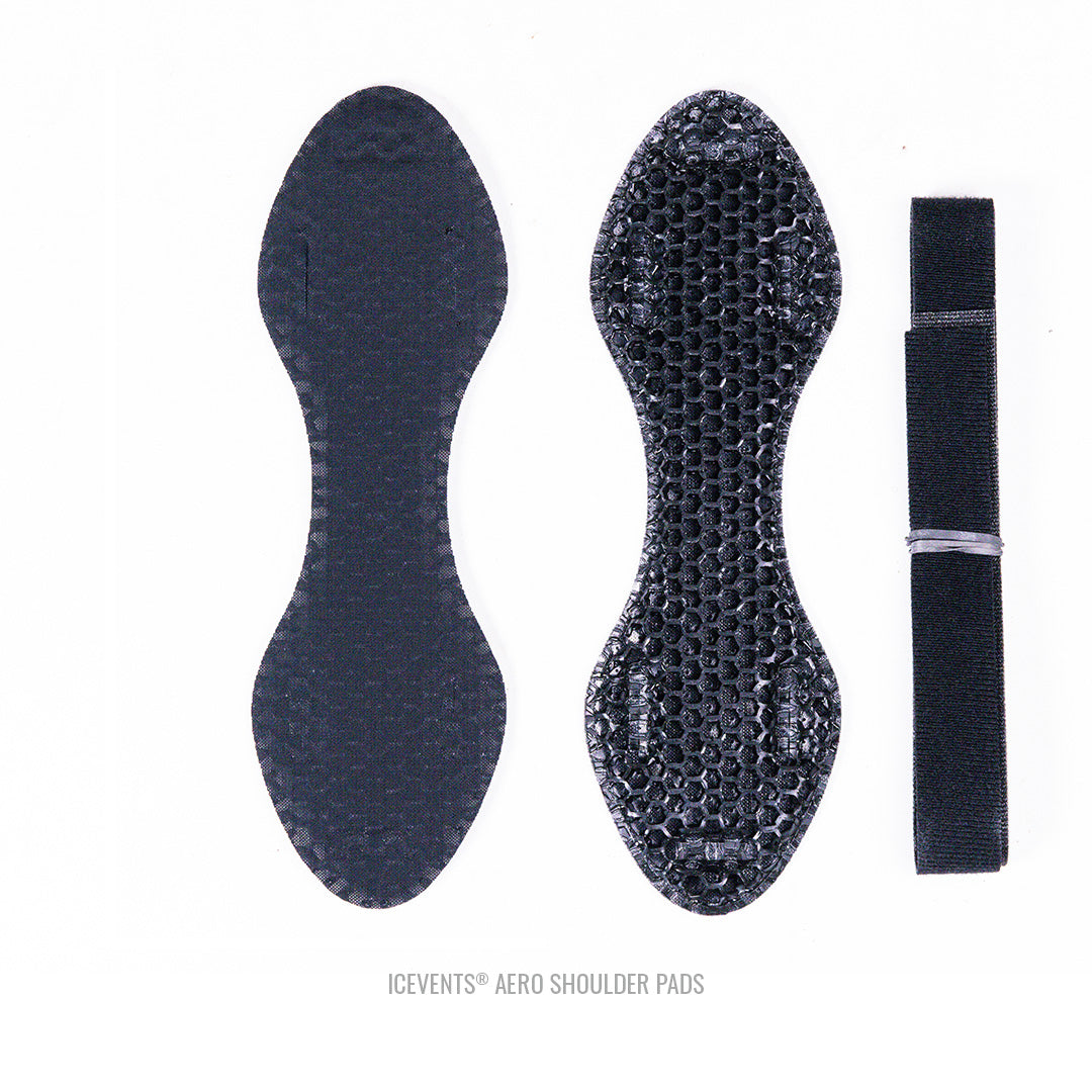 ICEVENTS® Plate Carrier Shoulder Pads - Classic [Heavy Loads] or Aero [Minimalist/Lighter Loads] (PowerMesh backing)