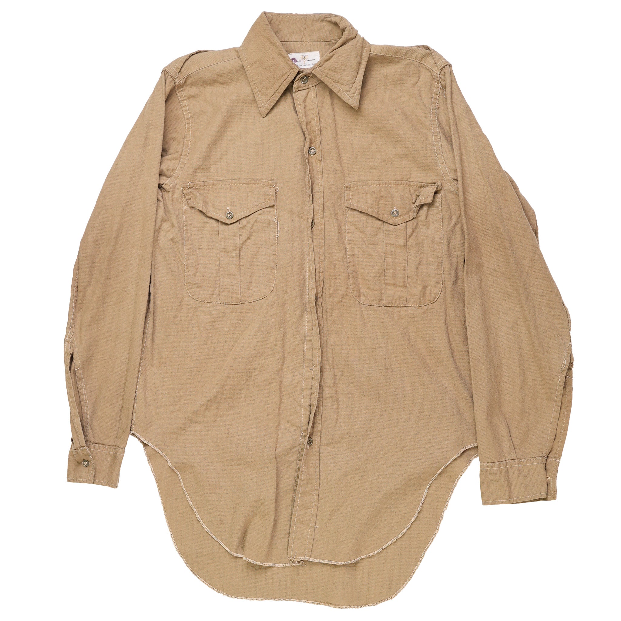 Grade 2 British WWII Areotex North African Drill Shirt