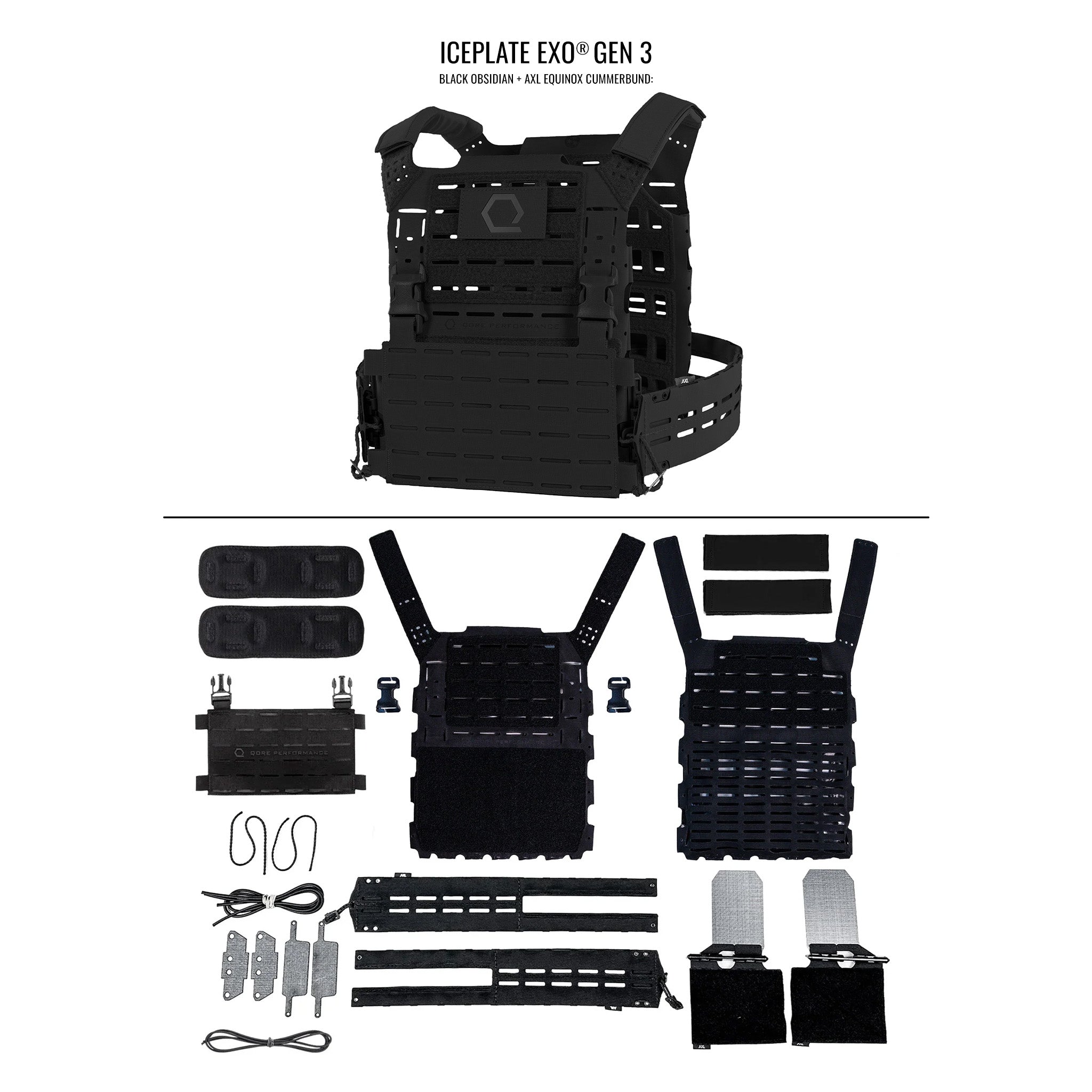 ICEPLATE EXO® Gen 3 Ultralight Minimalist Plate Carrier