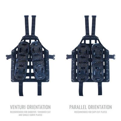CATAMARAN Gen 3 Combo (Universal MOLLE Plate Carrier Hydration and Ventilation Adapter Panel for ICEVENTS®)