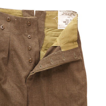 Issued Canadian Recruit Wool Trousers