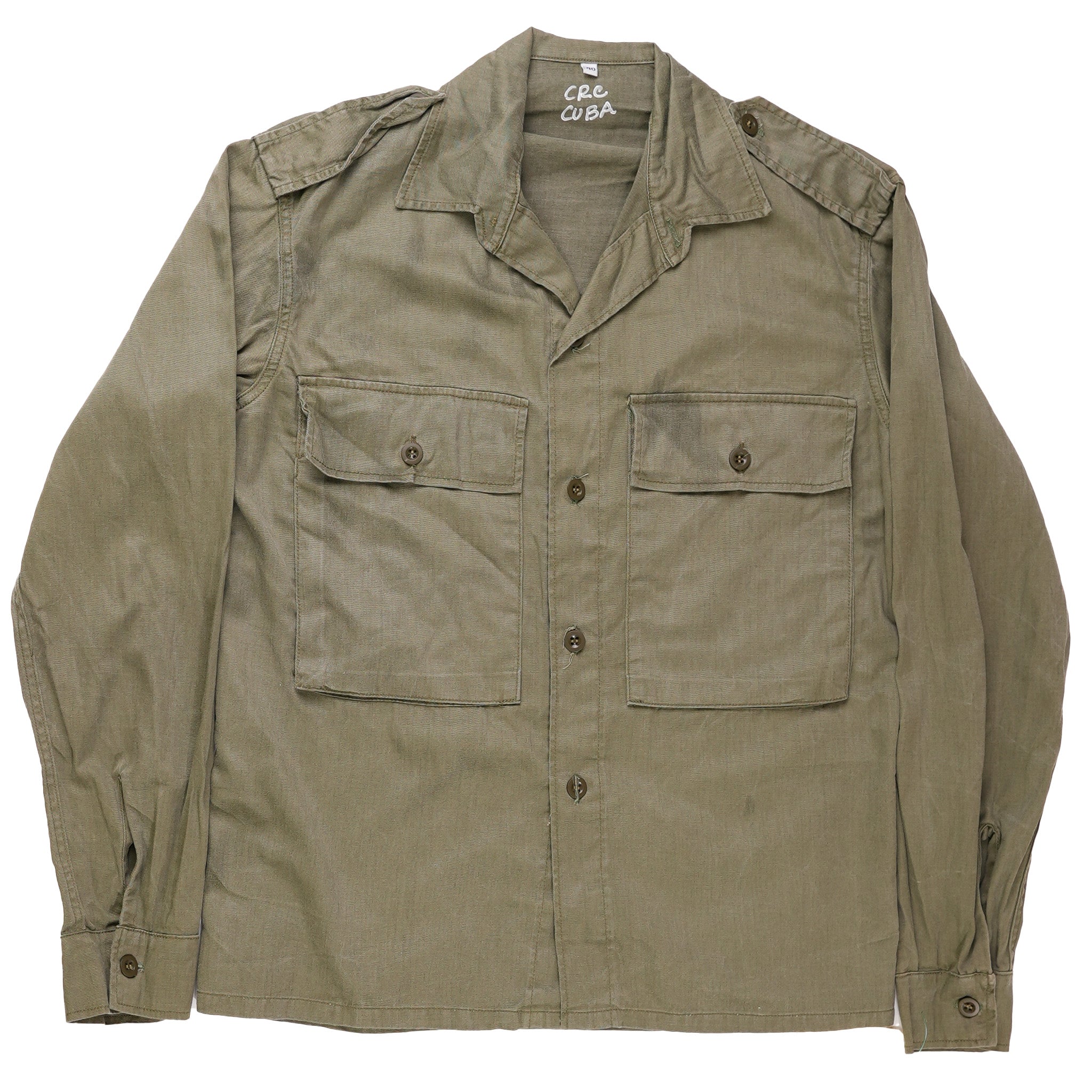 Issued "Cuban" Fatigue Shirt