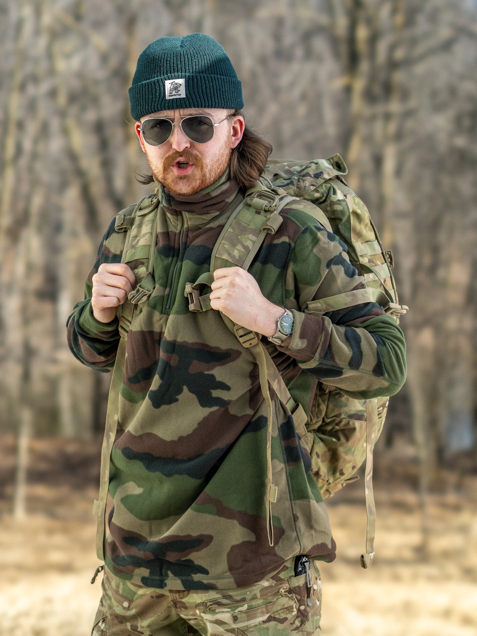 Unissued French CCE Woodland Fleece